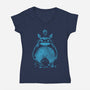 The Forest Friends-Womens-V-Neck-Tee-kharmazero