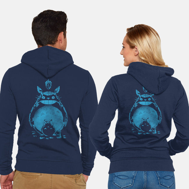 The Forest Friends-Unisex-Zip-Up-Sweatshirt-kharmazero