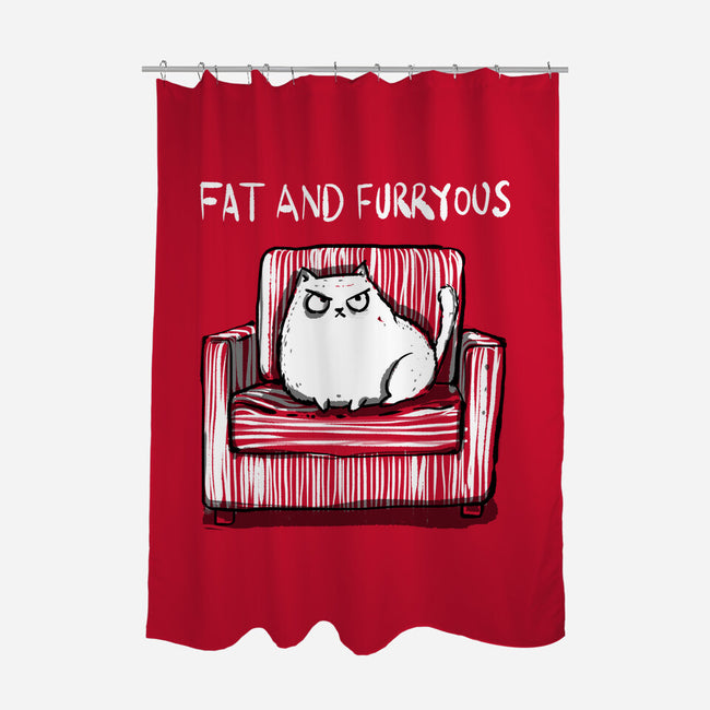 Fat And Furryous-None-Polyester-Shower Curtain-kharmazero