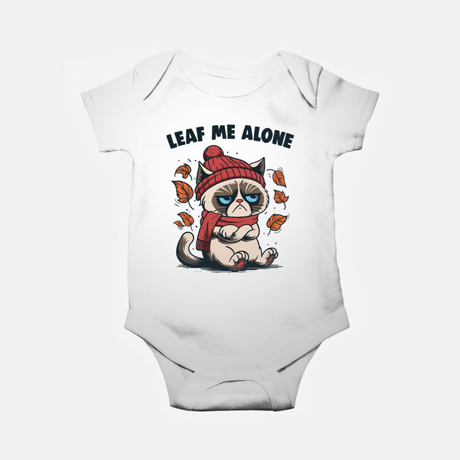 Leaf Me Alone This Fall-Baby-Basic-Onesie-Marinho