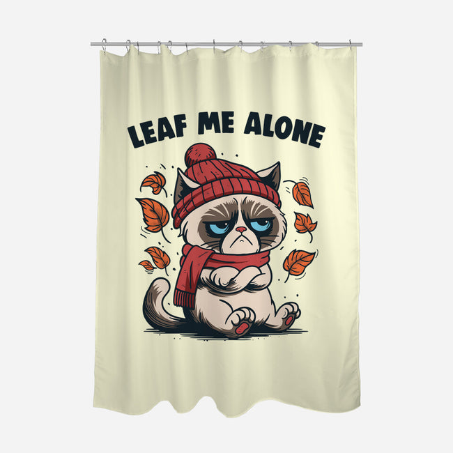 Leaf Me Alone This Fall-None-Polyester-Shower Curtain-Marinho