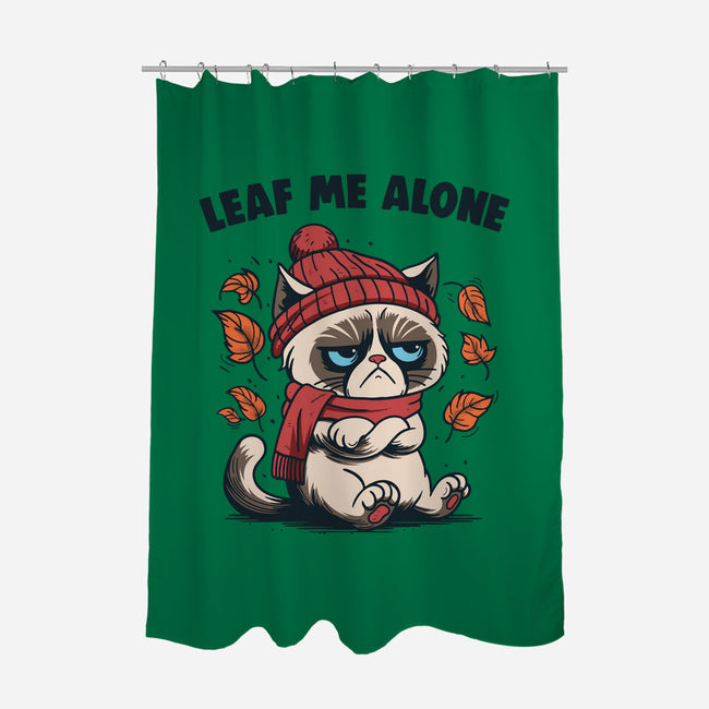 Leaf Me Alone This Fall-None-Polyester-Shower Curtain-Marinho