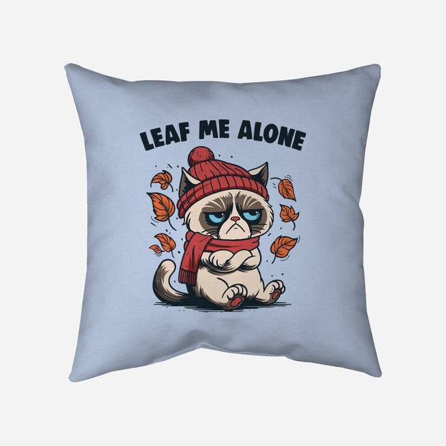 Leaf Me Alone This Fall-None-Removable Cover w Insert-Throw Pillow-Marinho