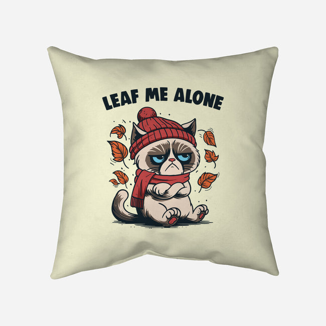 Leaf Me Alone This Fall-None-Removable Cover w Insert-Throw Pillow-Marinho