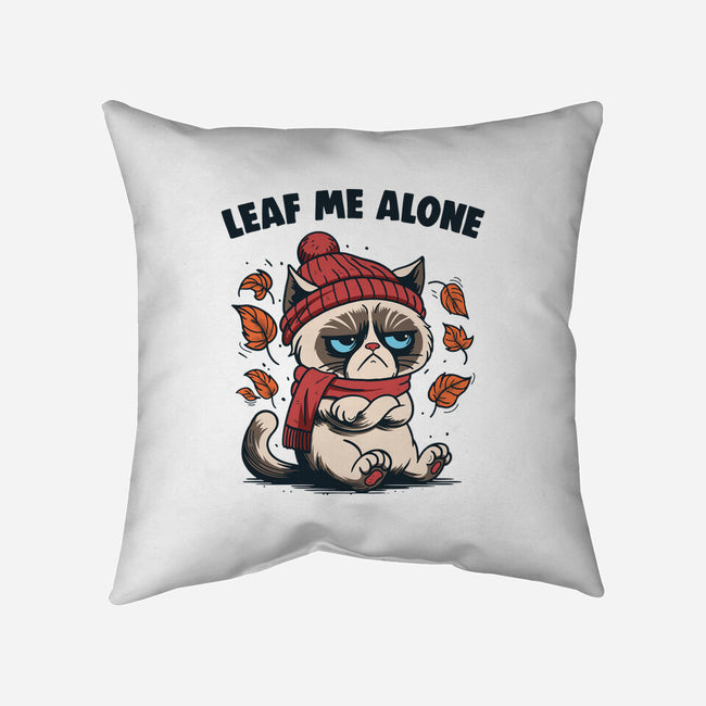 Leaf Me Alone This Fall-None-Removable Cover w Insert-Throw Pillow-Marinho