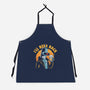 I'll Beer Back-Unisex-Kitchen-Apron-Marinho