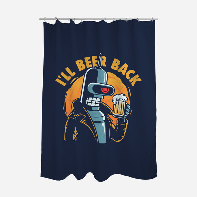 I'll Beer Back-None-Polyester-Shower Curtain-Marinho