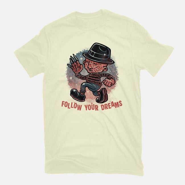 Follow Your Dreams Or Nightmares-Mens-Basic-Tee-glitchygorilla