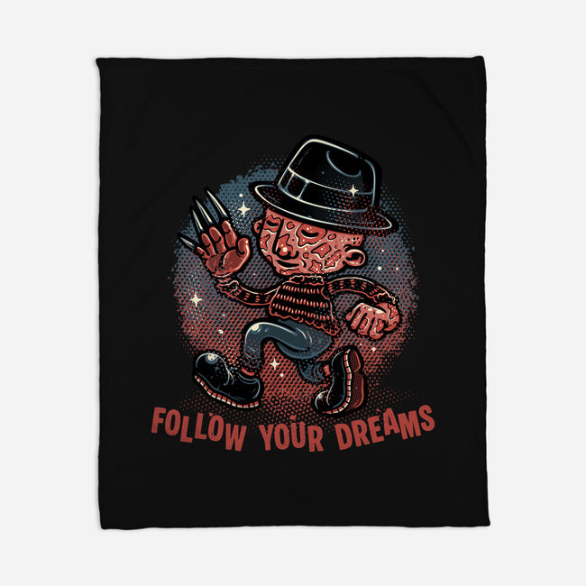 Follow Your Dreams Or Nightmares-None-Fleece-Blanket-glitchygorilla