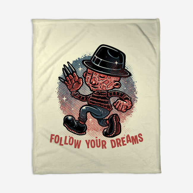 Follow Your Dreams Or Nightmares-None-Fleece-Blanket-glitchygorilla