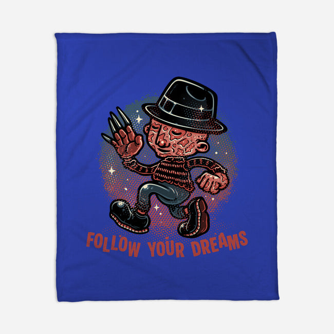 Follow Your Dreams Or Nightmares-None-Fleece-Blanket-glitchygorilla