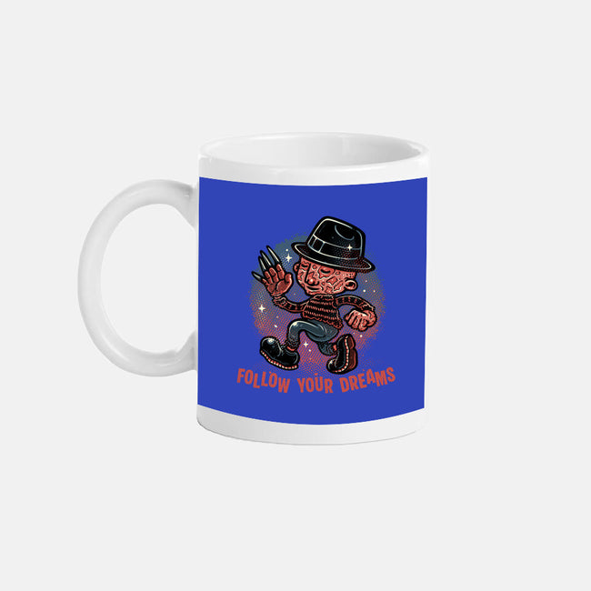 Follow Your Dreams Or Nightmares-None-Mug-Drinkware-glitchygorilla