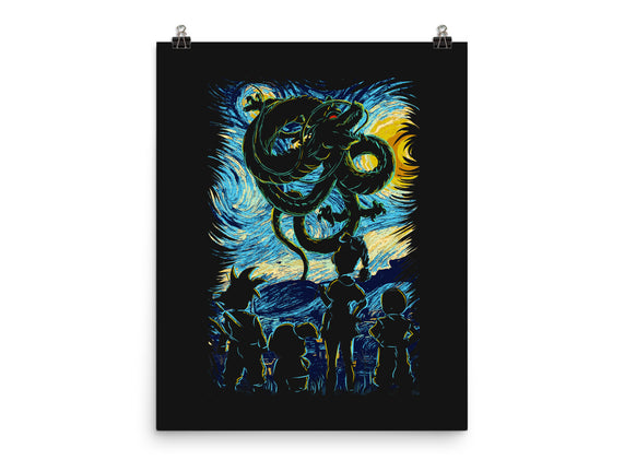 Dragon In Strry Night