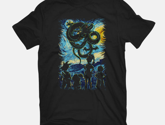 Dragon In Strry Night