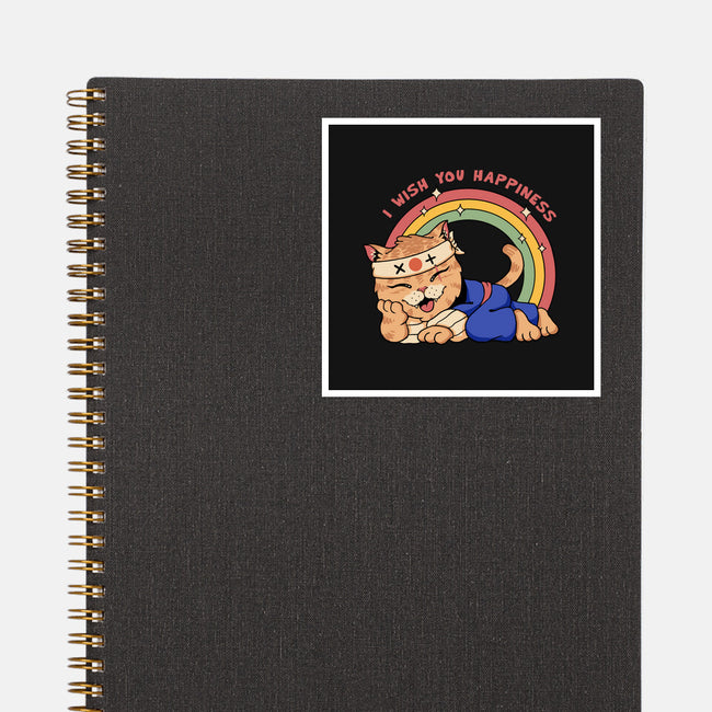 Happy Meowster-None-Glossy-Sticker-vp021