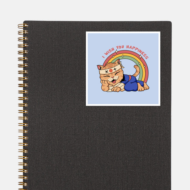 Happy Meowster-None-Glossy-Sticker-vp021