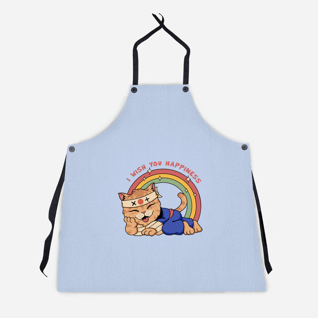Happy Meowster-Unisex-Kitchen-Apron-vp021