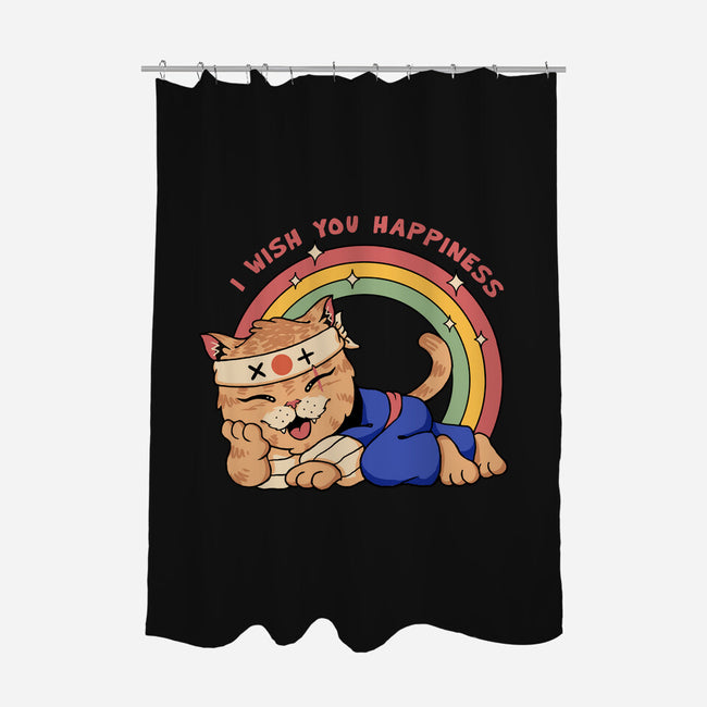 Happy Meowster-None-Polyester-Shower Curtain-vp021