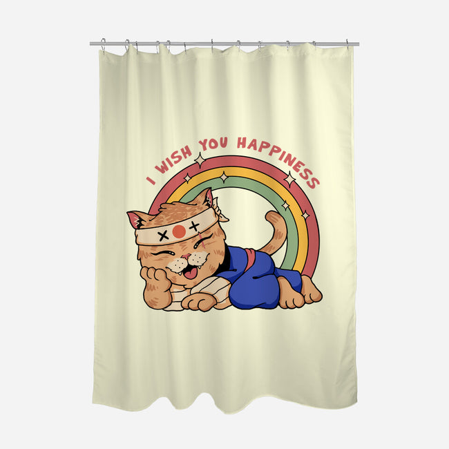 Happy Meowster-None-Polyester-Shower Curtain-vp021
