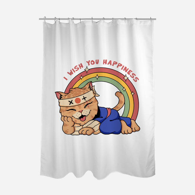 Happy Meowster-None-Polyester-Shower Curtain-vp021
