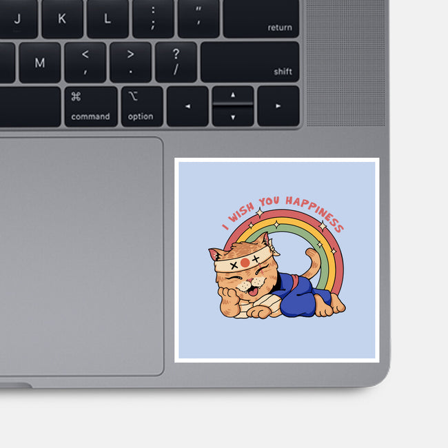 Happy Meowster-None-Glossy-Sticker-vp021