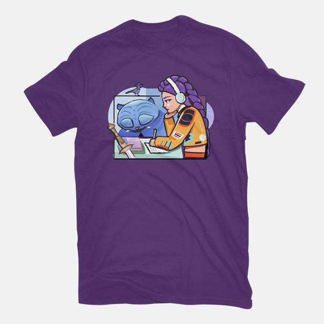 K-pop Mix-Mens-Basic-Tee-Vanadium