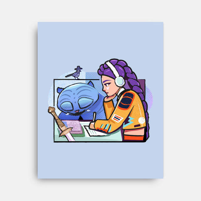 K-pop Mix-None-Stretched-Canvas-Vanadium