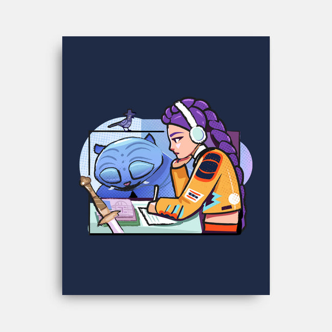 K-pop Mix-None-Stretched-Canvas-Vanadium