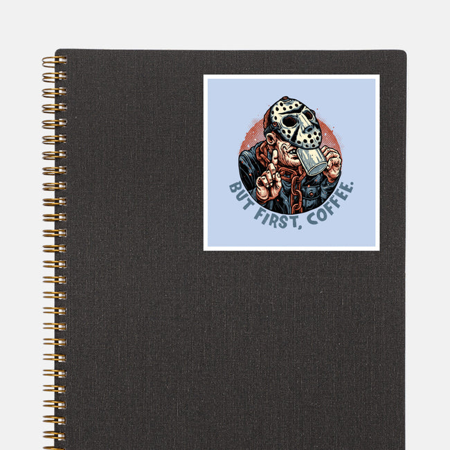 Camp Coffee-None-Glossy-Sticker-glitchygorilla