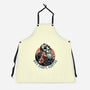 Camp Coffee-Unisex-Kitchen-Apron-glitchygorilla