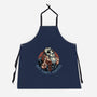 Camp Coffee-Unisex-Kitchen-Apron-glitchygorilla