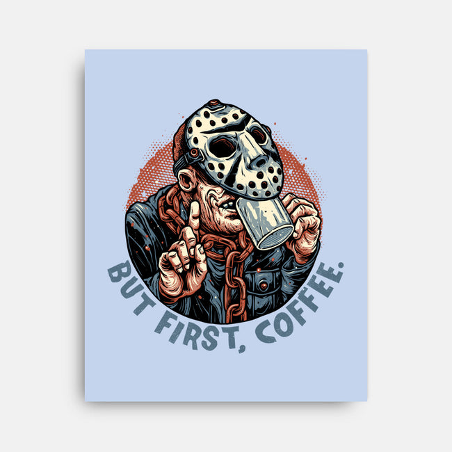 Camp Coffee-None-Stretched-Canvas-glitchygorilla