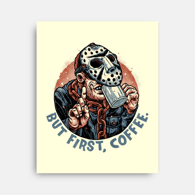 Camp Coffee-None-Stretched-Canvas-glitchygorilla