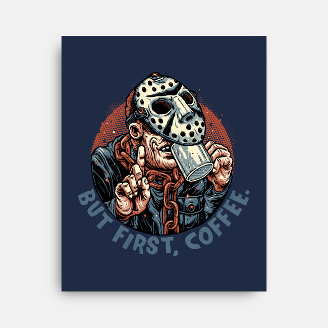 Camp Coffee-None-Stretched-Canvas-glitchygorilla