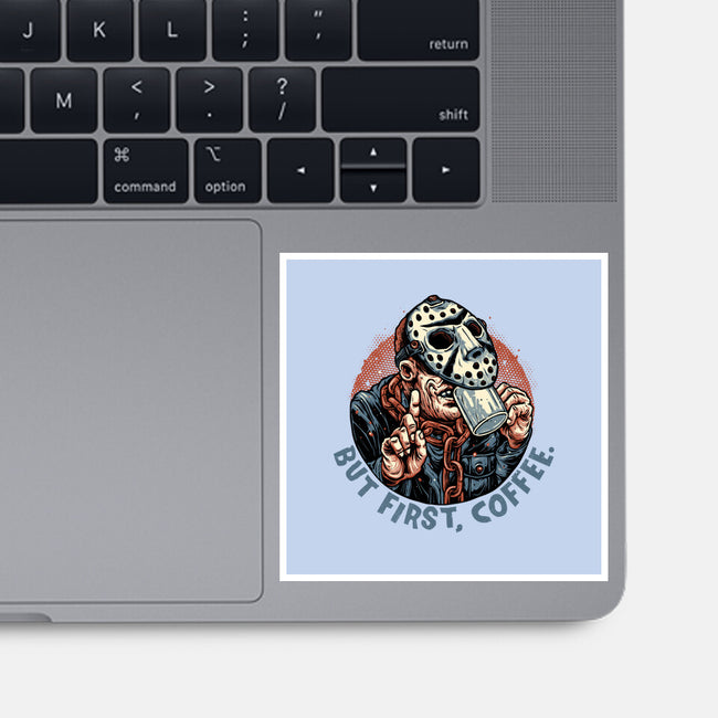 Camp Coffee-None-Glossy-Sticker-glitchygorilla