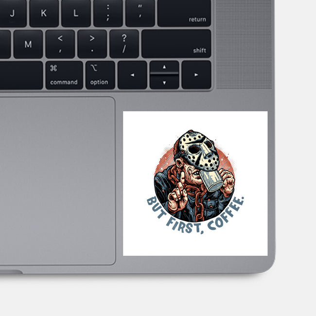 Camp Coffee-None-Glossy-Sticker-glitchygorilla