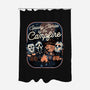 Spooky Campfire-None-Polyester-Shower Curtain-glitchygorilla