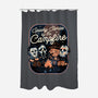 Spooky Campfire-None-Polyester-Shower Curtain-glitchygorilla