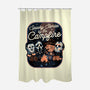 Spooky Campfire-None-Polyester-Shower Curtain-glitchygorilla