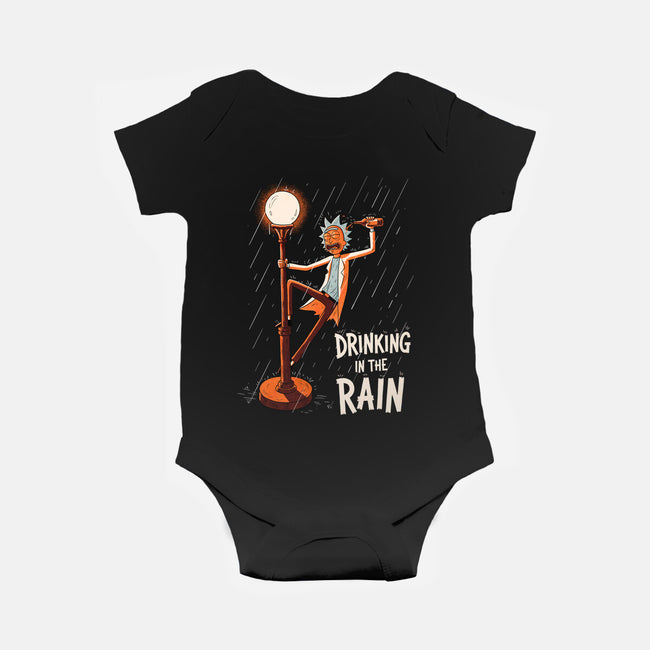 Drinking In The Rain-Baby-Basic-Onesie-P1yu5h