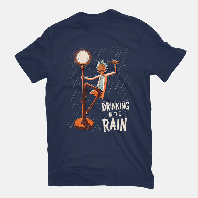 Drinking In The Rain-Mens-Basic-Tee-P1yu5h