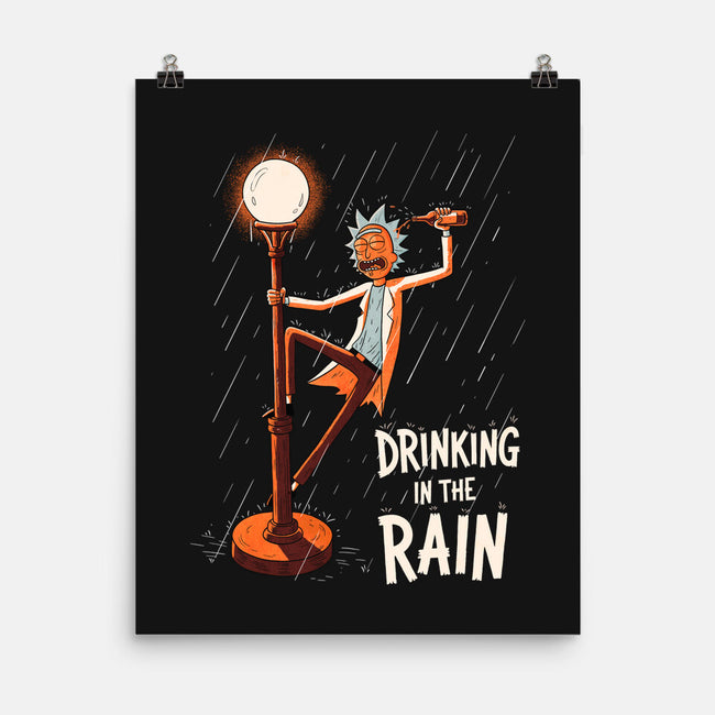 Drinking In The Rain-None-Matte-Poster-P1yu5h