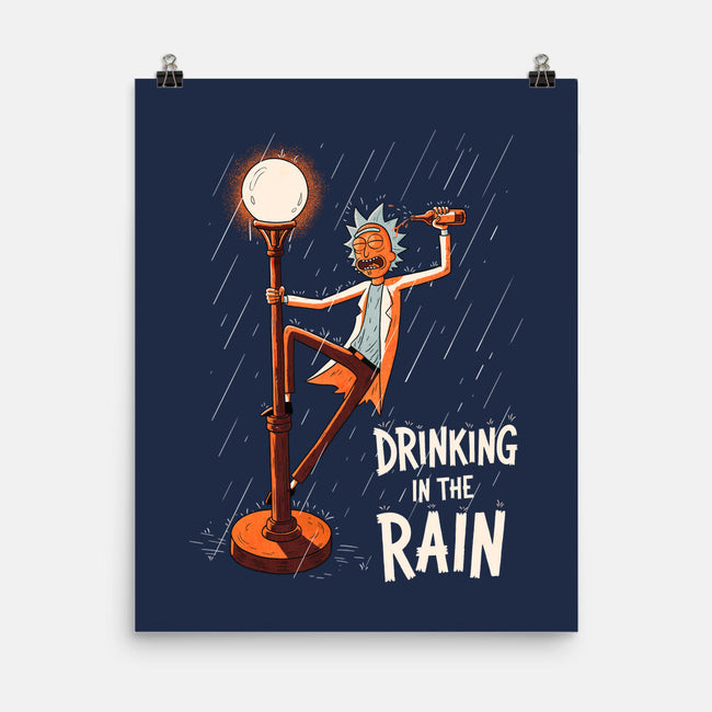 Drinking In The Rain-None-Matte-Poster-P1yu5h