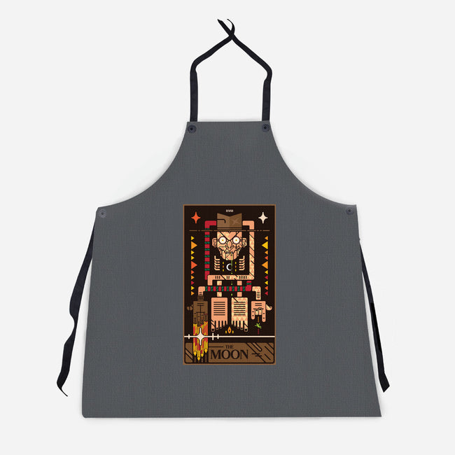 Freddy The Moon Man-Unisex-Kitchen-Apron-BadBox