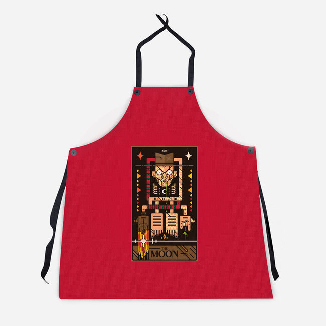Freddy The Moon Man-Unisex-Kitchen-Apron-BadBox