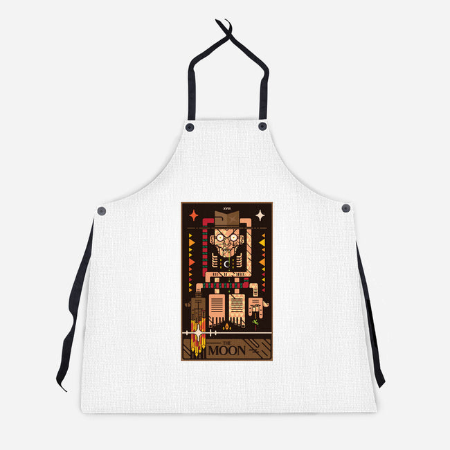 Freddy The Moon Man-Unisex-Kitchen-Apron-BadBox