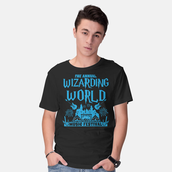 Wizarding World Music Festival-Mens-Basic-Tee-Boggs Nicolas