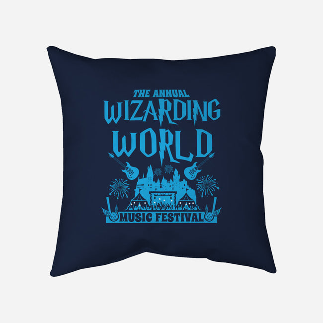 Wizarding World Music Festival-None-Removable Cover w Insert-Throw Pillow-Boggs Nicolas