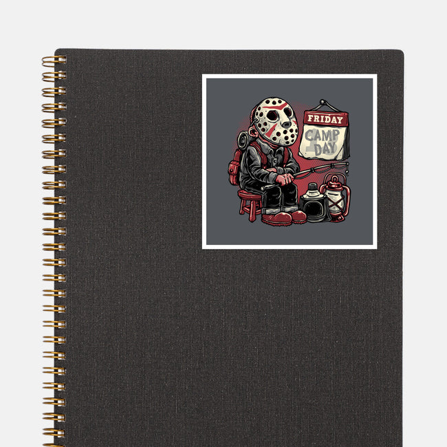 Friday Is Camp Day-None-Glossy-Sticker-glitchygorilla