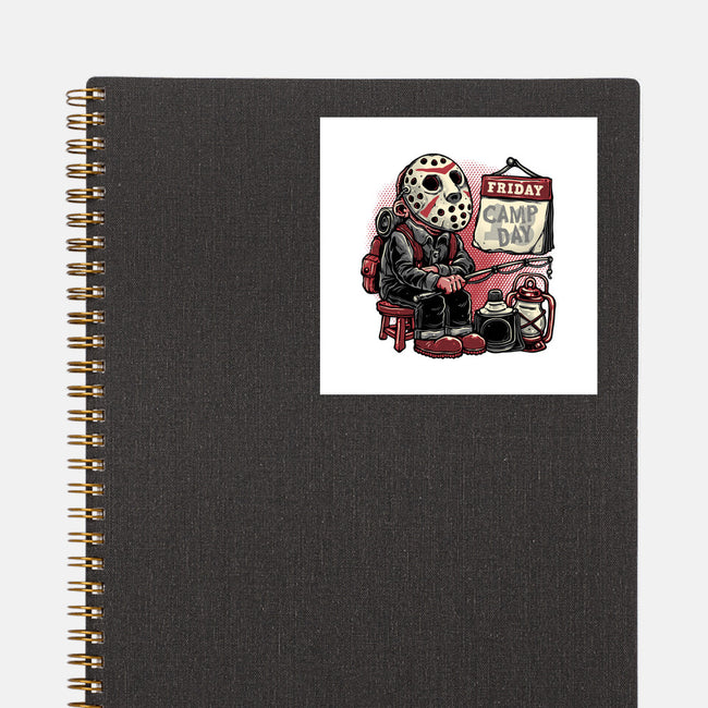 Friday Is Camp Day-None-Glossy-Sticker-glitchygorilla